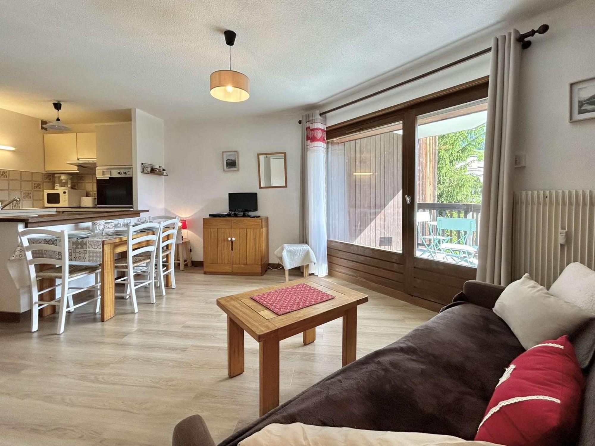 Studio Avec Piscine Chauffee, Tennis & Balcon - 4 Couchages A Megeve - Fr-1-597-14 Екстериор снимка